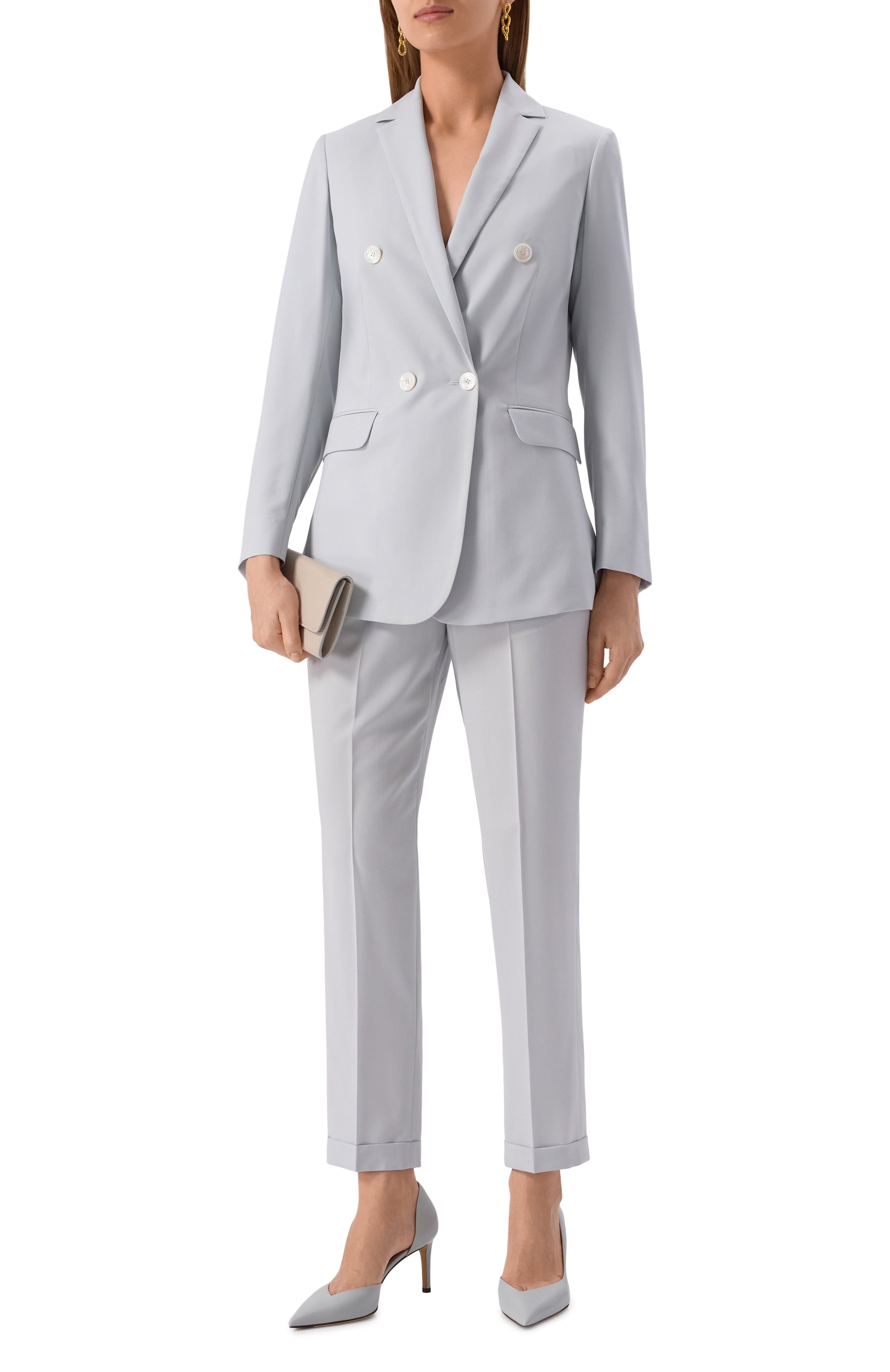 Шерстяные брюки KITON, арт. D37102K0102473, фото 2