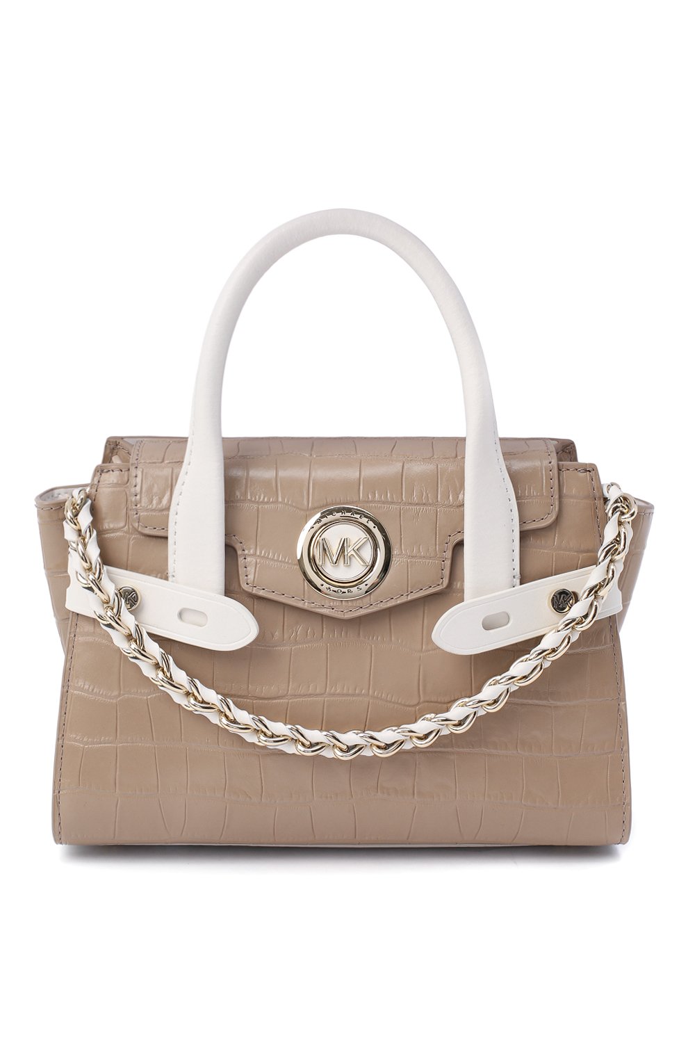 Сумка carmen small MICHAEL MICHAEL KORS бежевого цвета по цене 45750 руб., арт. 30T0LNMM0E, фото 1 Сумка carmen small MICHAEL MICHAEL KORS, арт. 30T0LNMM0E, фото 1