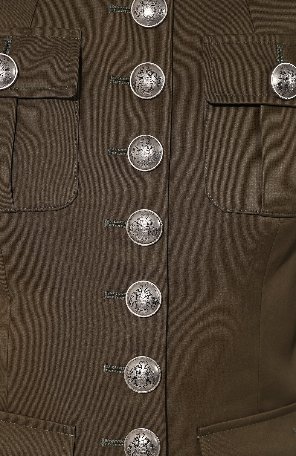 Хлопковый жакет MICHAEL KORS COLLECTION, арт. 804AKN025A, фото 5