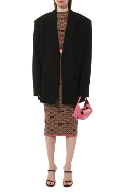 Пуловер из хлопка и вискозы OFF-WHITE, арт. OWHE074F22KNI0016010, фото 2