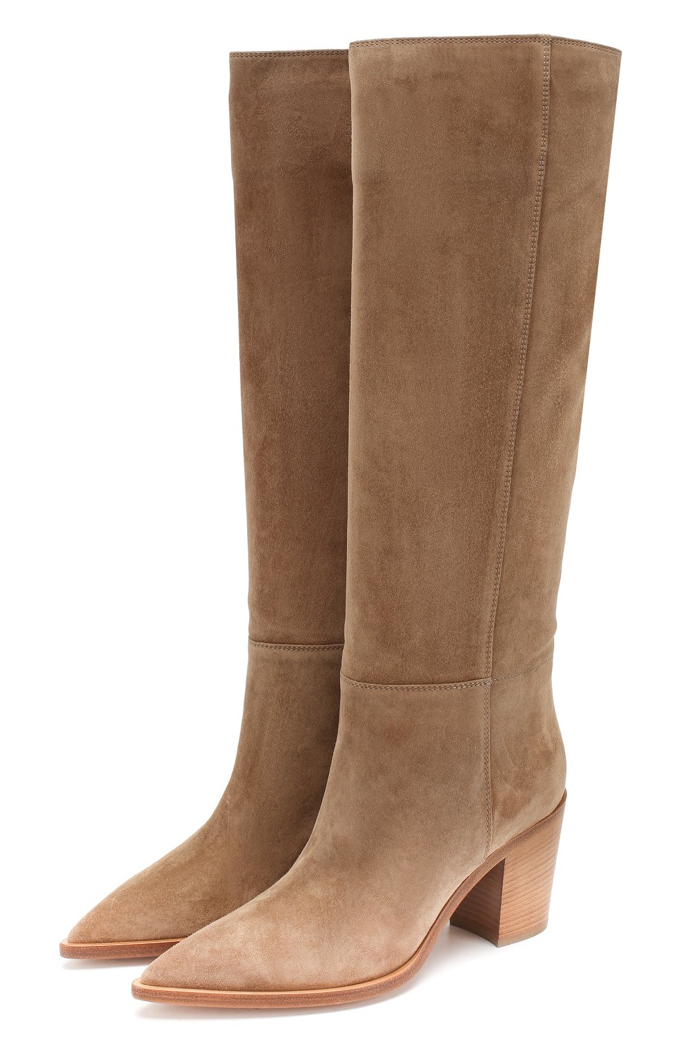 Замшевые сапоги daenerys 70 GIANVITO ROSSI, арт. G80654.70CU0.C45CAML, фото 1