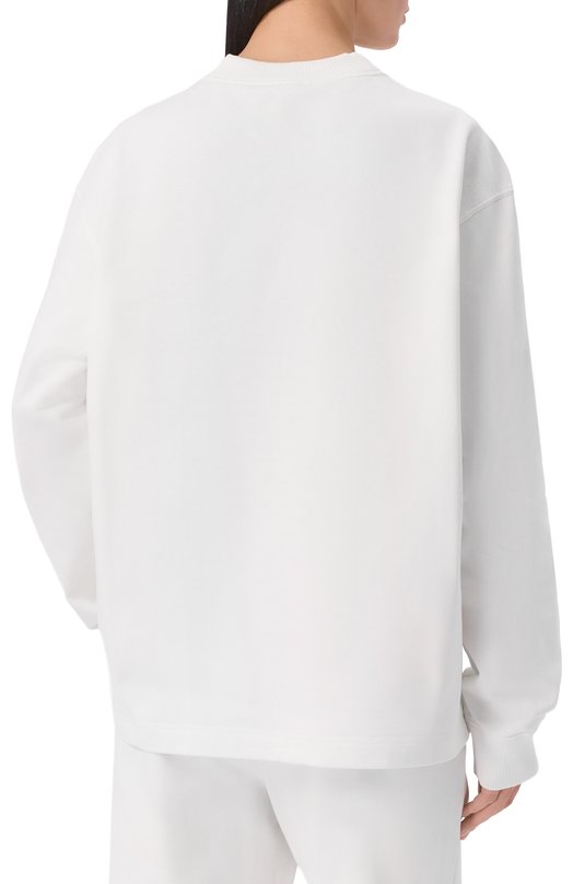Хлопковый свитшот Dolce & Gabbana F9S50T/GDDC7 Белый  F9S50T/GDDC7 Фото 4