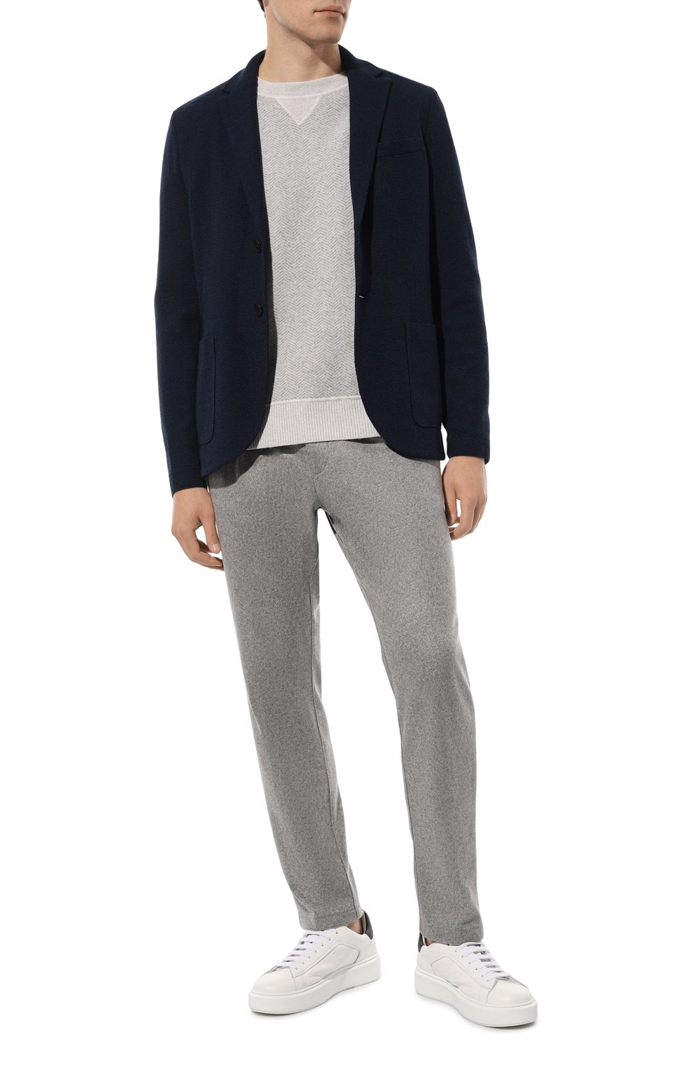 Пиджак из шерсти и хлопка HARRIS WHARF LONDON, арт. C8Z22MGU, фото 2