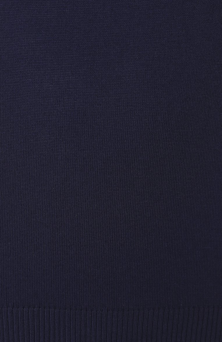 Мужской хлопковый джемпер CANALI темно-синего цвета, арт. C1050/MK02261 | Фото 6 (Рукава: Короткие; Длина (для топов): Стандартные; Материал внешний: Хлопок; Материал сплава: Проставлено; Драгоценные камни: Проставлено; Принт: Без принта; Вырез: Круглый; Мужское Кросс-КТ: Джемперы; Стили: Кэжуэл)