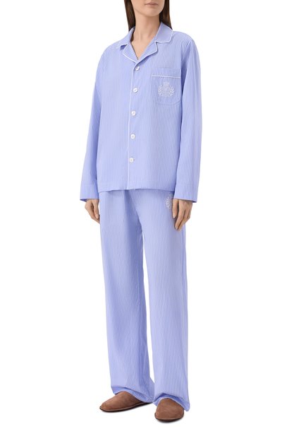 Хлопковые брюки SPORTY AND RICH, арт. PA07876243ST02, фото 2
