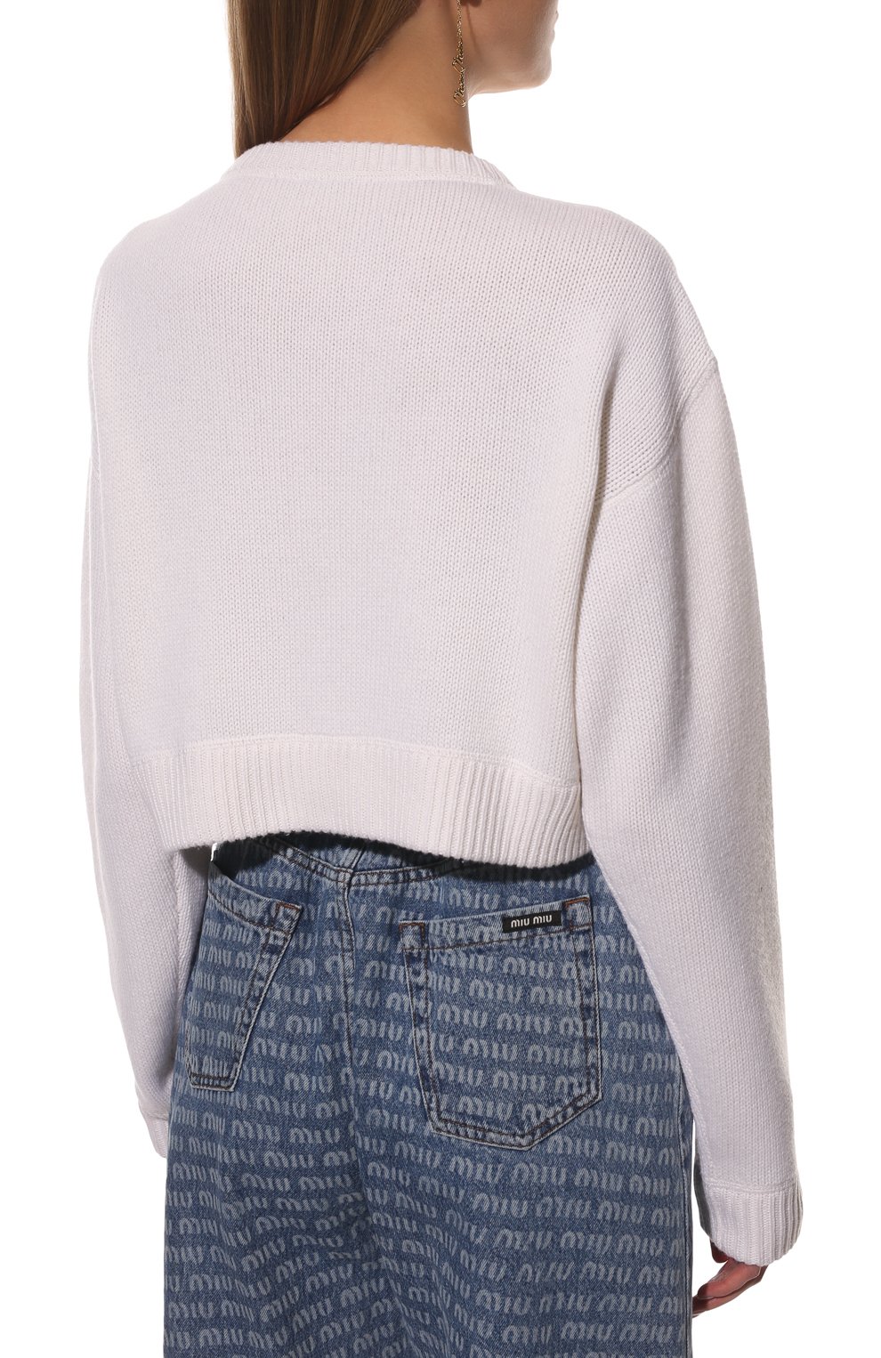 Кашемировый свитер MIU MIU, арт. MML548-10C4-F0009, фото 4