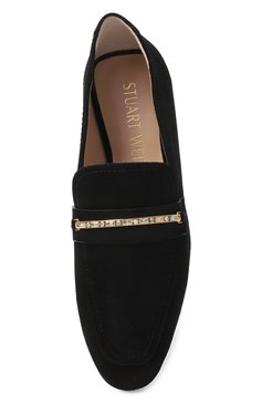 Замшевые лоферы crystal deco jet STUART WEITZMAN, арт. SD195, фото 4