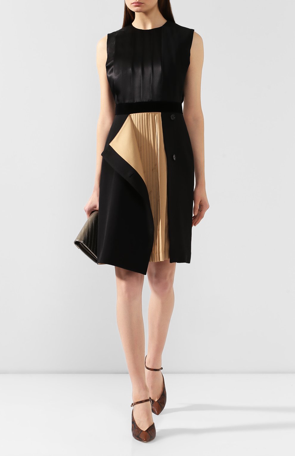 Шелковое платье BURBERRY, арт. 4561657, фото 2