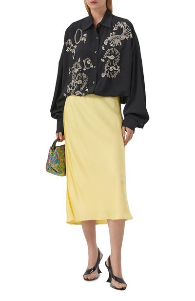 Рубашка с отделкой стразами DRIES VAN NOTEN, арт. 010759/3078, фото 2