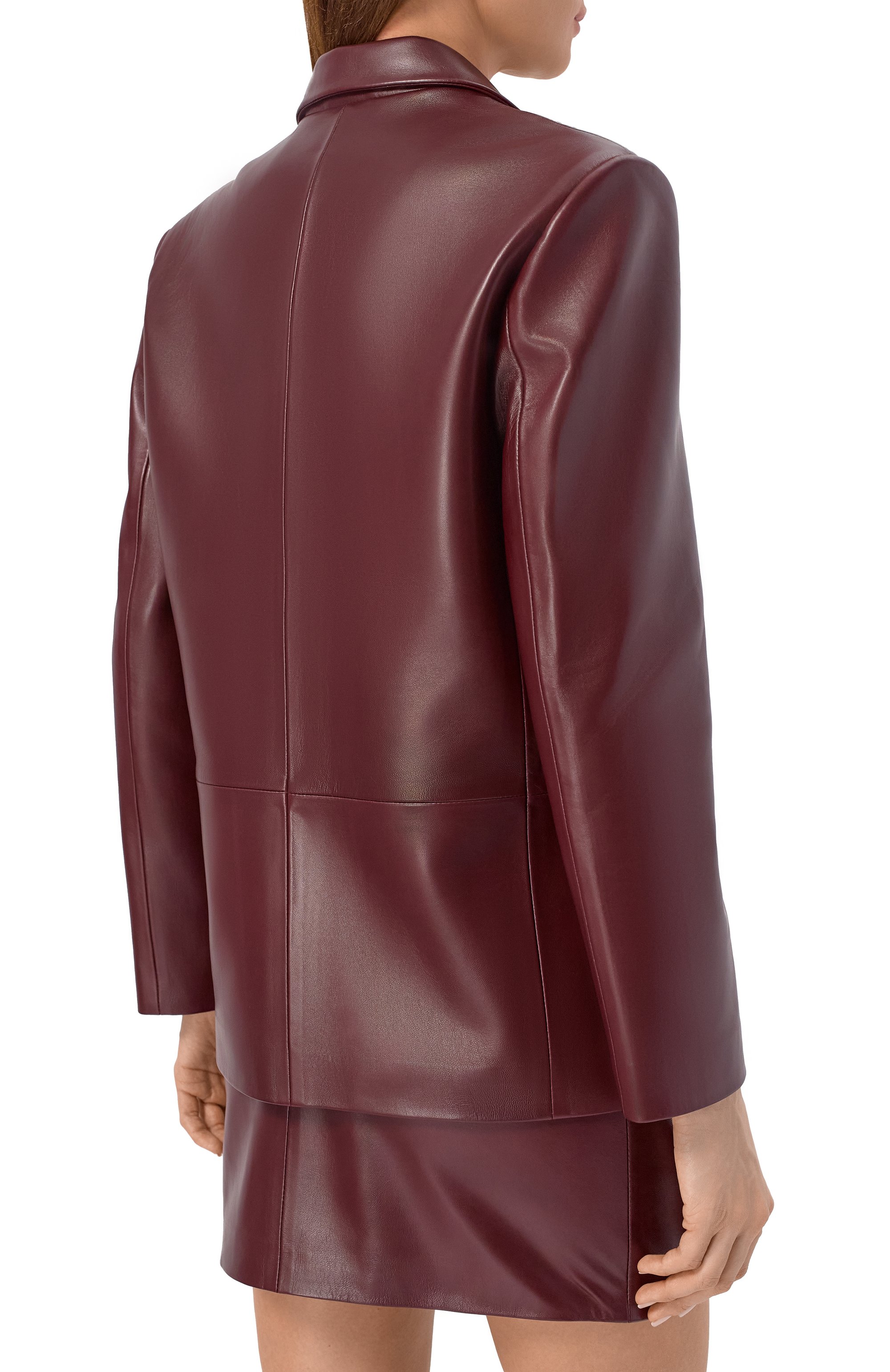 Кожаный жакет LESYANEBO, арт. LN09H-0201_OZ, фото 4