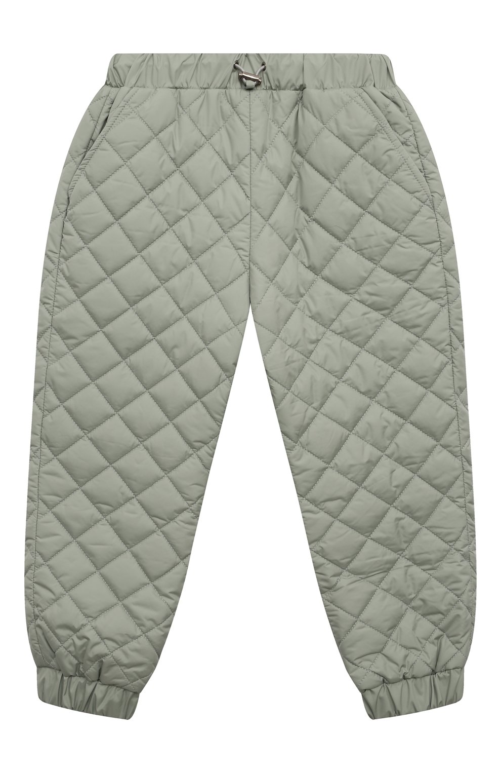 Утепленные джоггеры IL GUFO светло-зеленого цвета по цене 15450 руб., арт. A24PL340N0106/5A-8A, фото 1 Утепленные джоггеры IL GUFO, арт. A24PL340N0106/5A-8A, фото 1