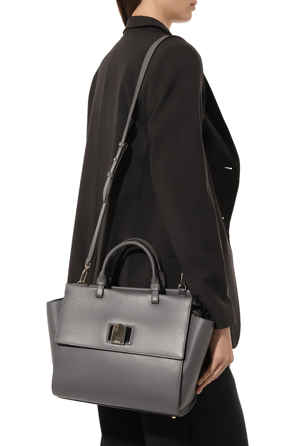 Сумка furla emma FURLA серого цвета по цене 65500 руб., арт. WB00812/BX0053, фото 2 Сумка furla emma FURLA, арт. WB00812/BX0053, фото 2