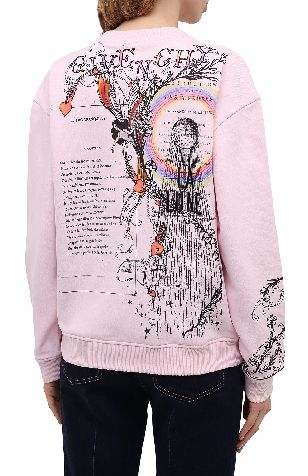 Хлопковый свитшот GIVENCHY, арт. BWJ0193Z3V, фото 5