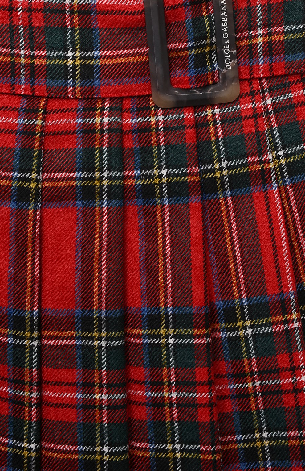 Шерстяная юбка DOLCE & GABBANA красного цвета по цене 48900 руб., арт. L54I71/FQ2C9/8-14, фото 3 Шерстяная юбка DOLCE & GABBANA, арт. L54I71/FQ2C9/8-14, фото 3