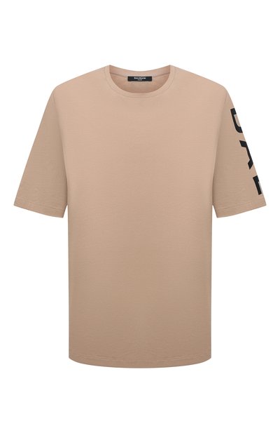 Мужская хлопковая футболка BALMAIN, арт. XH1EH015/BB15