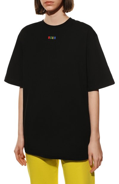 Хлопковая футболка MSGM, арт. 3241MDM101 227298, фото 3