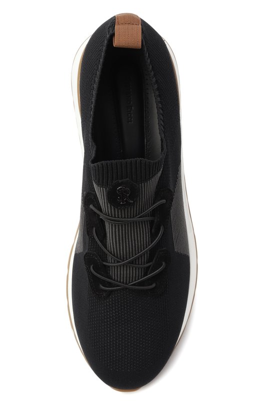 Текстильные кроссовки Stefano Ricci UZ26EG2324/TSSDP Чёрный  UZ26EG2324/TSSDP Фото 6