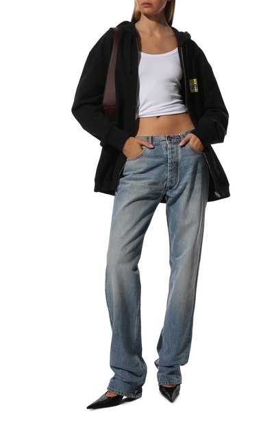 Хлопковый кардиган VETEMENTS черного цвета по цене 94950 руб., арт. UA53HD200B 1606/W, фото 2 Хлопковый кардиган VETEMENTS, арт. UA53HD200B 1606/W, фото 2