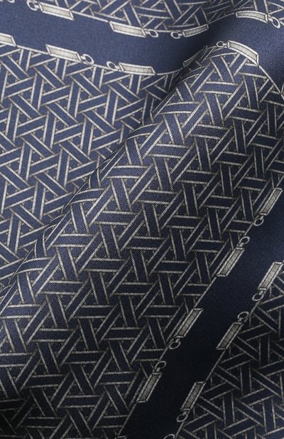 Шелковый платок ZILLI синего цвета по цене 8995 руб., арт. 51603/HANDKERCHIEF, фото 2 Шелковый платок ZILLI, арт. 51603/HANDKERCHIEF, фото 2
