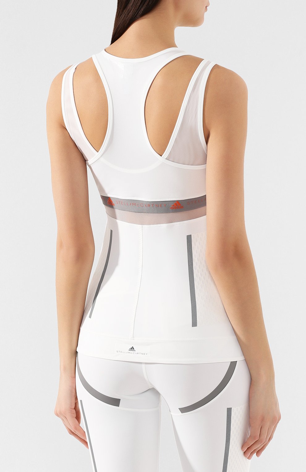 Топ ADIDAS BY STELLA MCCARTNEY белого цвета по цене 5570 руб., арт. DT9267, фото 4 Топ ADIDAS BY STELLA MCCARTNEY, арт. DT9267, фото 4