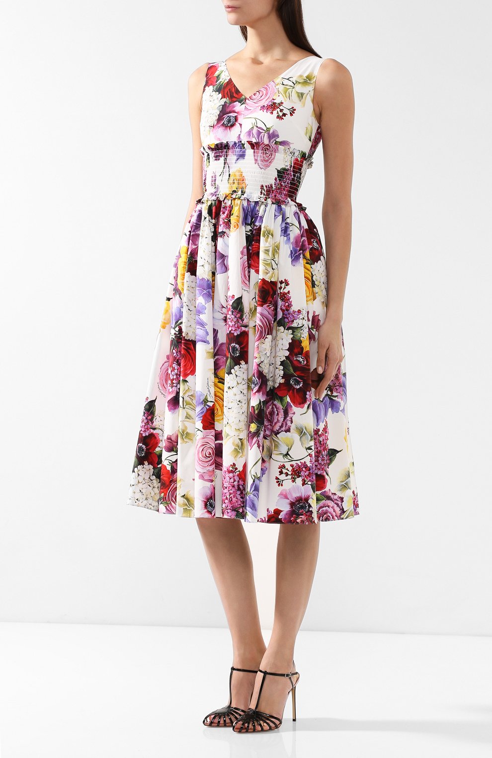 Хлопковое платье DOLCE & GABBANA, арт. F6D2ST/GDL71, фото 3