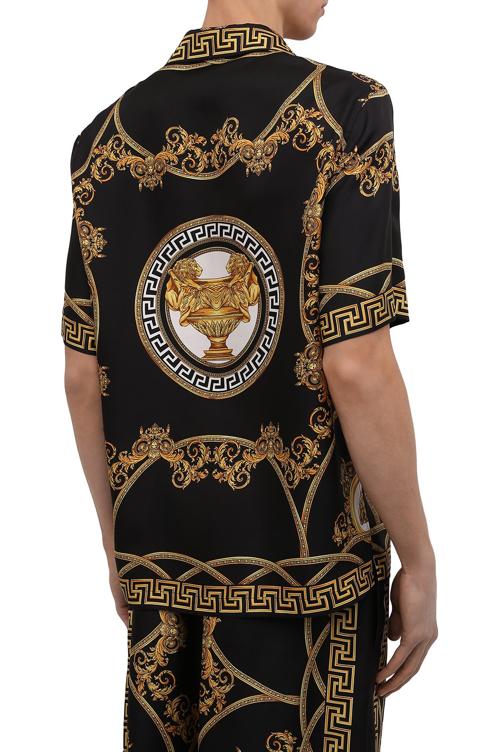 Шелковая рубашка VERSACE, арт. 1003926/1A03043, фото 4