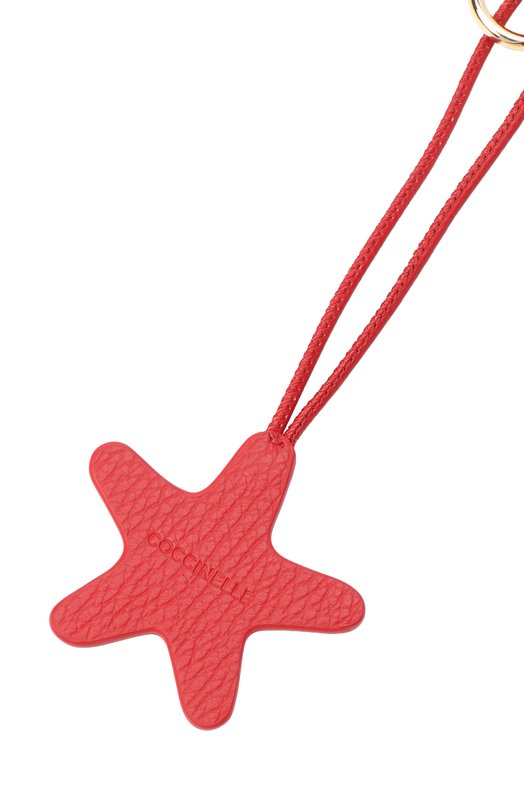 Кожаный брелок Coccinelle E2 UX5 41 04 01 Красный  E2 UX5 41 04 01 Фото 3