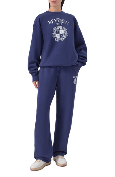 Хлопковый свитшот SPORTY AND RICH, арт. ST07164256BL106, фото 2