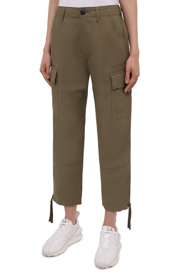 Брюки из шелка и льна POLO RALPH LAUREN, арт. 211833039, фото 3