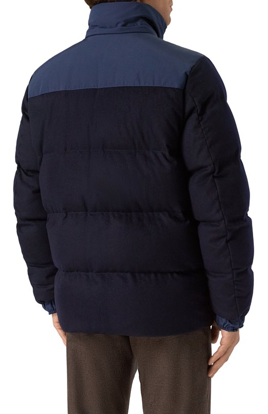 Кашемировый пуховик Kiton UW2229V0436H02 Синий  UW2229V0436H02 Фото 6