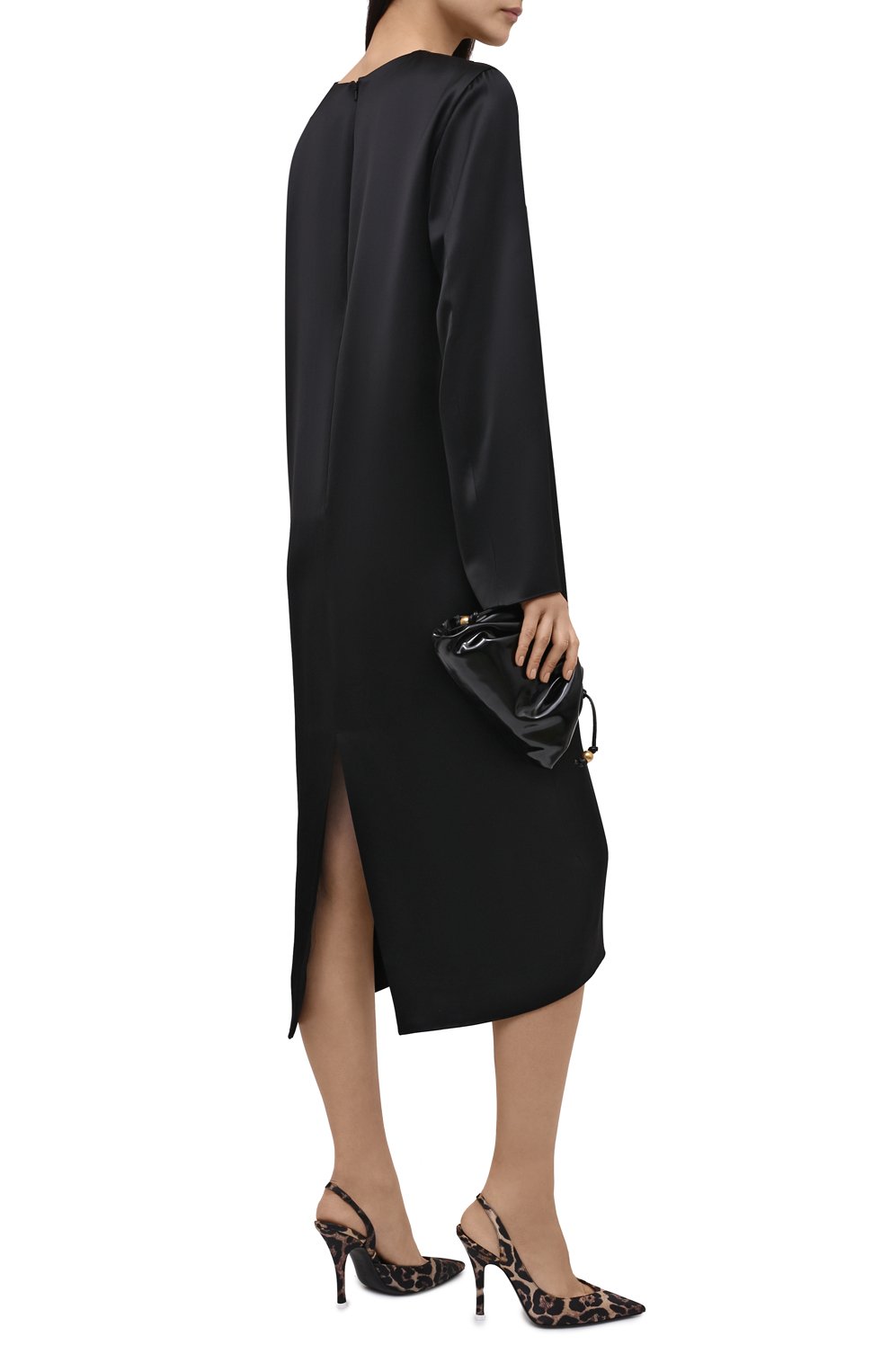 Атласное платье TOTEME, арт. 221-650-730, фото 2