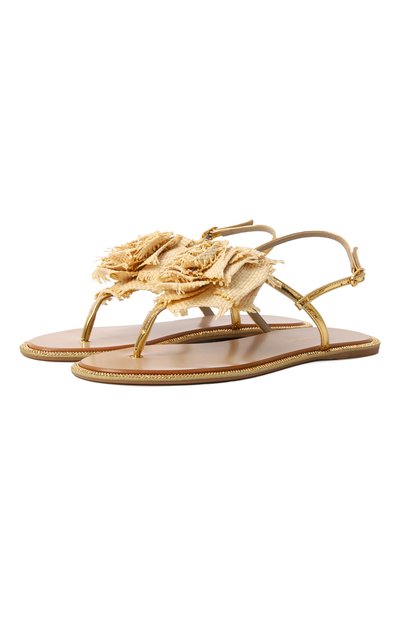 Женские кожаные сандалии rose LE SILLA, арт. 1214B020MTPPPAN/