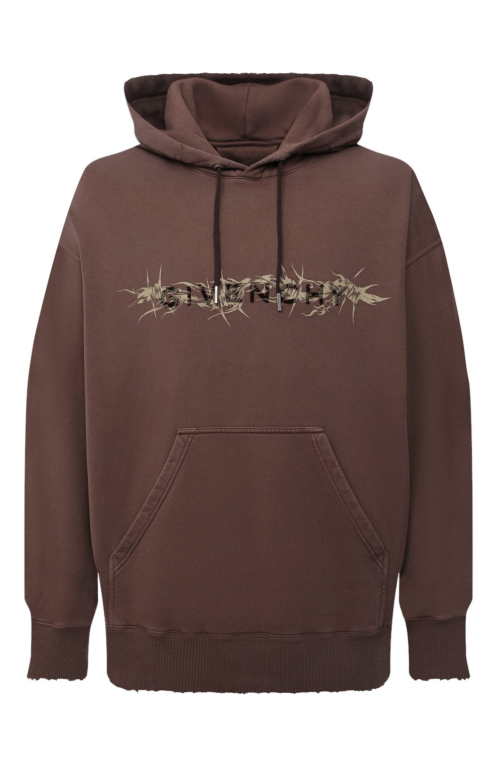 Хлопковое худи GIVENCHY коричневого цвета по цене 135500 руб., арт. BMJ0D53Y69, фото 1 Хлопковое худи GIVENCHY, арт. BMJ0D53Y69, фото 1