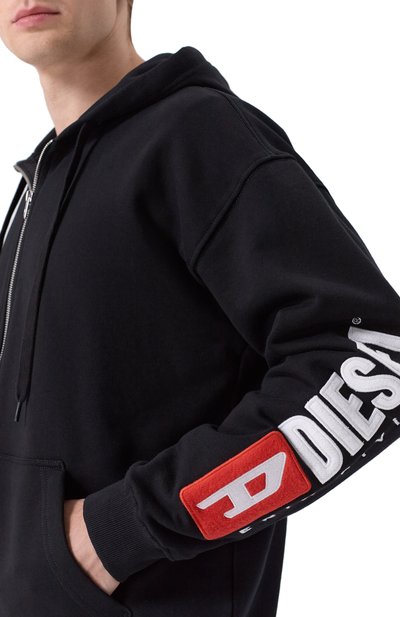 Хлопковая толстовка DIESEL, арт. A20022/0GEAD, фото 5