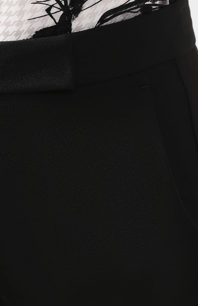 Шерстяные брюки STELLA MCCARTNEY черного цвета по цене 56950 руб., арт. 599365/SFB18, фото 5 Шерстяные брюки STELLA MCCARTNEY, арт. 599365/SFB18, фото 5