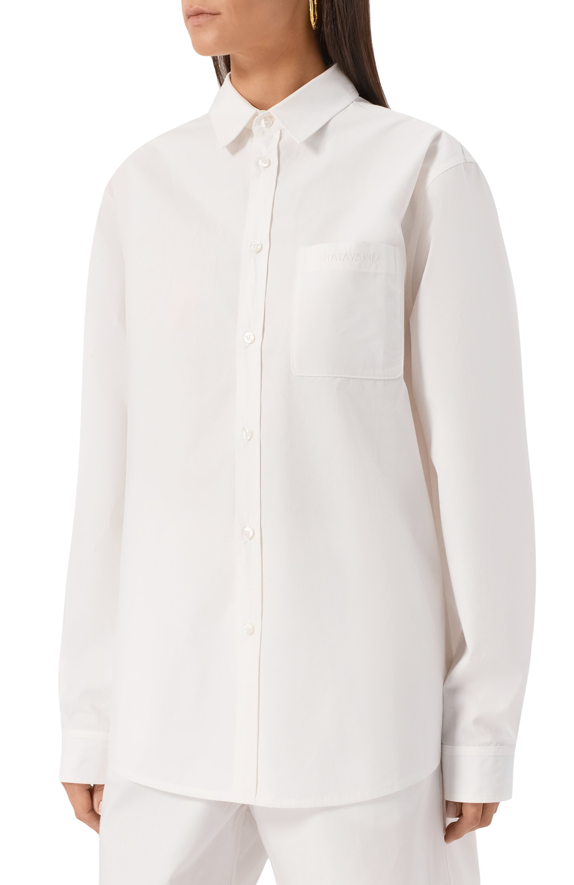 Хлопковая рубашка NATAYAKIM, арт. NY-400BW, фото 3