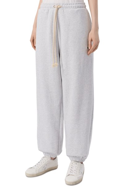 Хлопковые джоггеры AECA WHITE, арт. AWCMFWBDBSLSO001C0.LIGHT GREY (L), фото 3