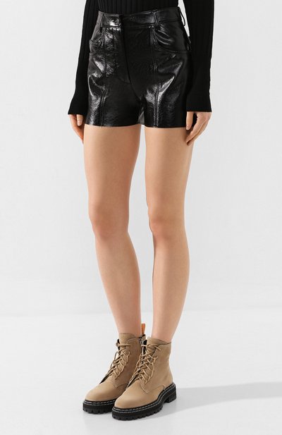 Шорты MSGM черного цвета по цене 27800 руб., арт. 2741MDB04 195616, фото 3 Шорты MSGM, арт. 2741MDB04 195616, фото 3