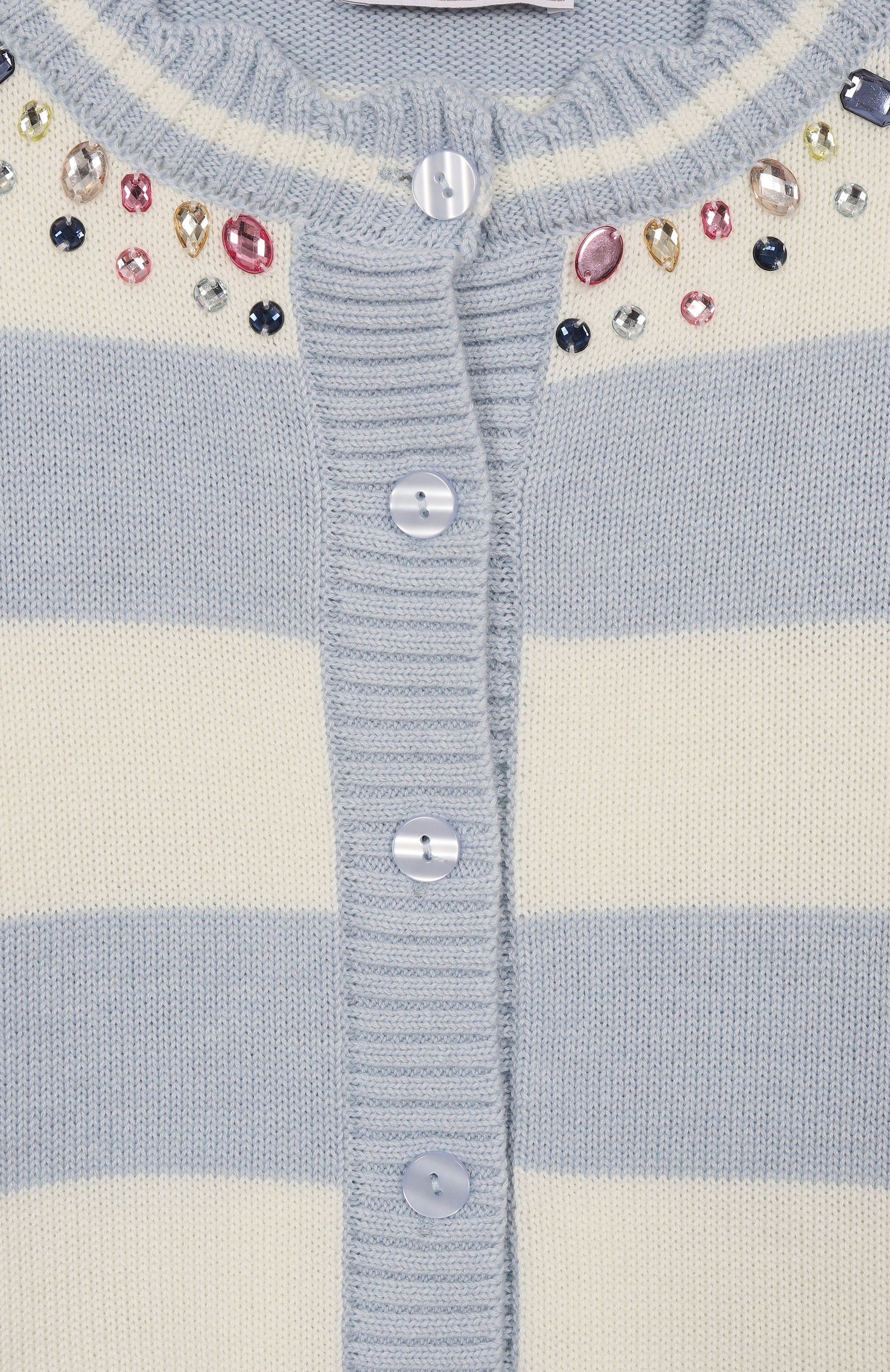 Шерстяной кардиган MONNALISA, арт. 19F804, фото 3