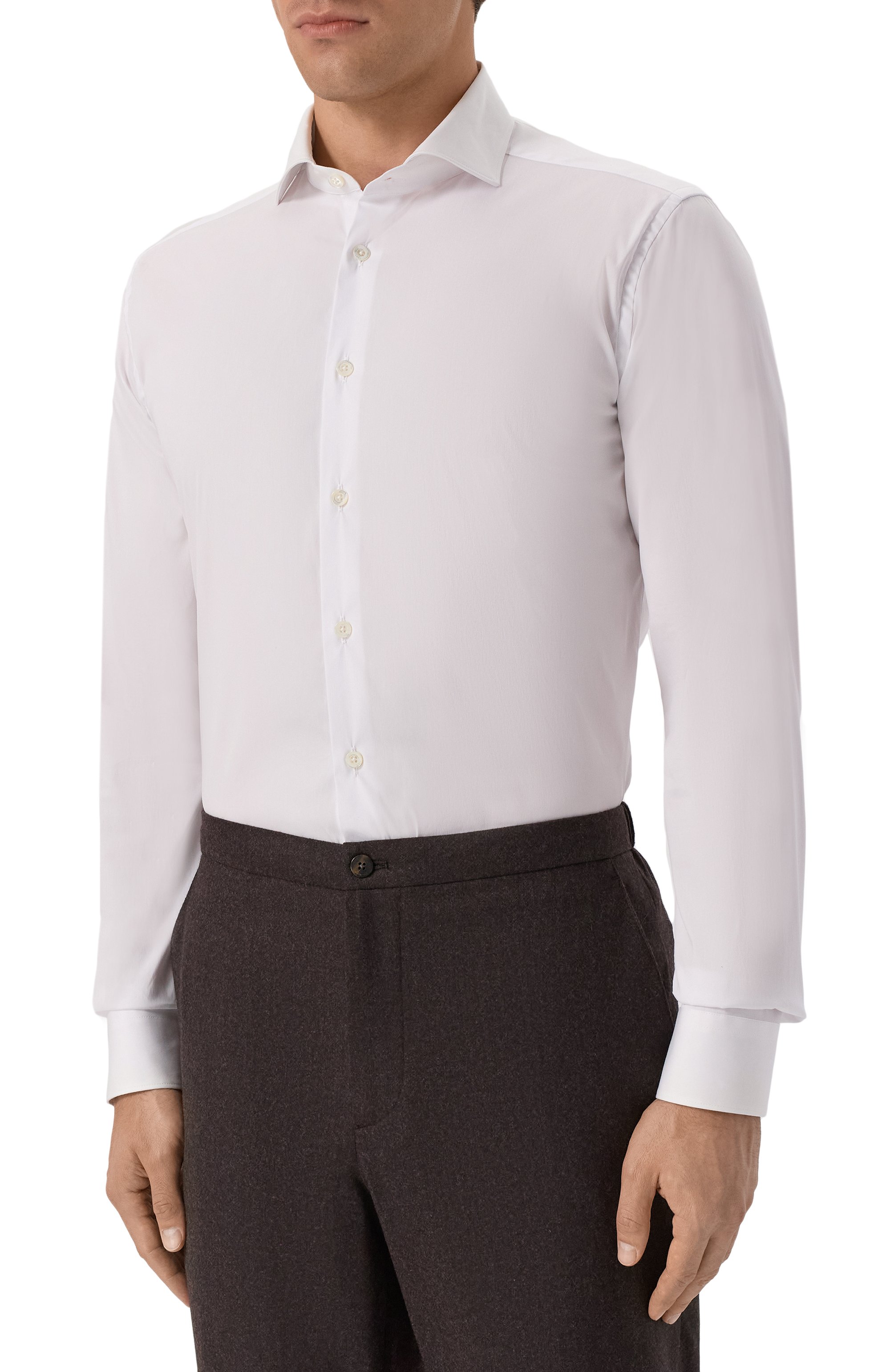 Хлопковая сорочка CORNELIANI, арт. 26P002-2611474, фото 3