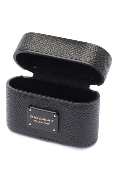 Чехол для airpods pro DOLCE & GABBANA черного цвета по цене 13450 руб., арт. BI2816/A1001, фото 3 Чехол для airpods pro DOLCE & GABBANA, арт. BI2816/A1001, фото 3