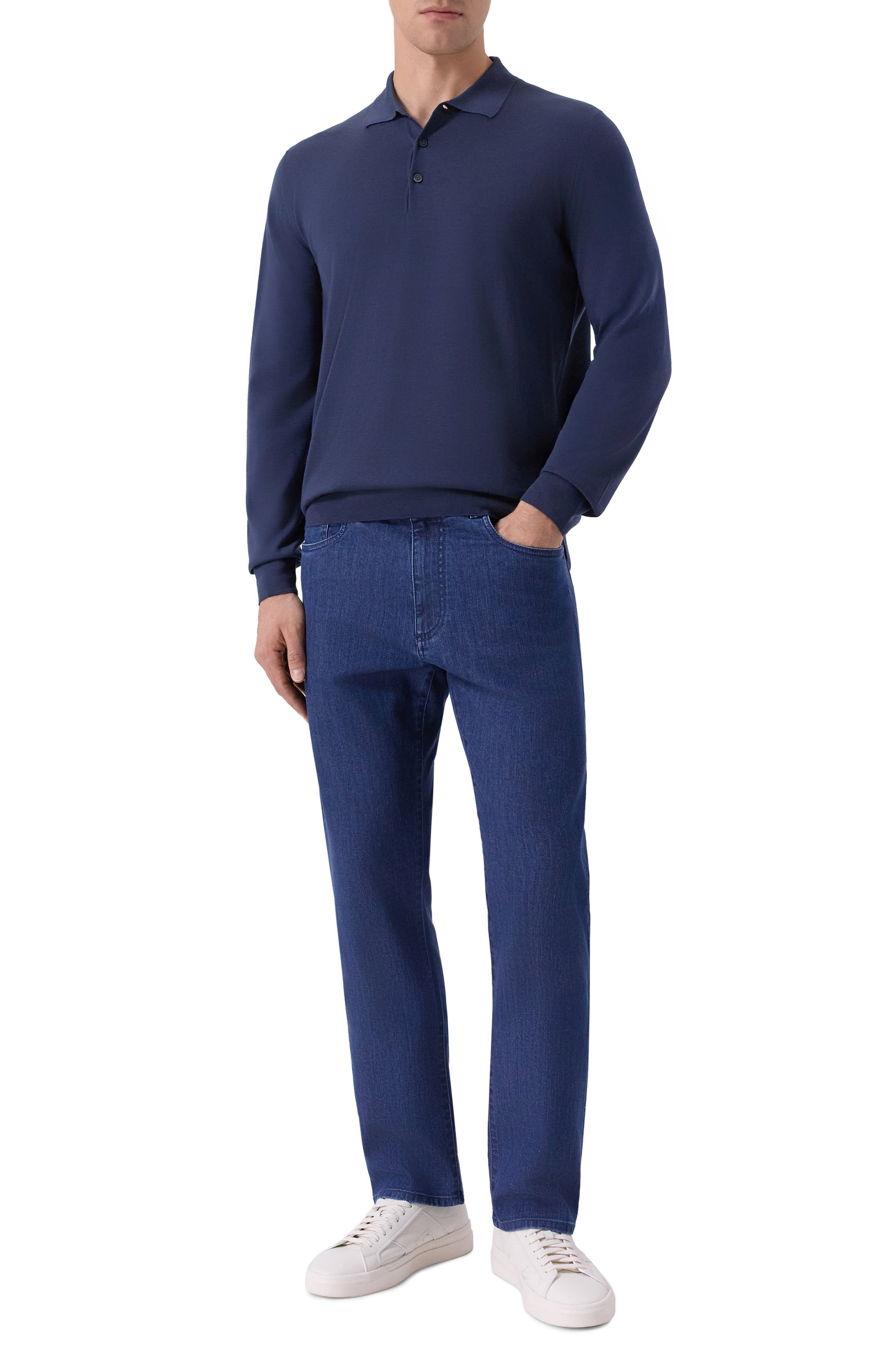 Шерстяное поло CORNELIANI, арт. 26M529-2625126, фото 2