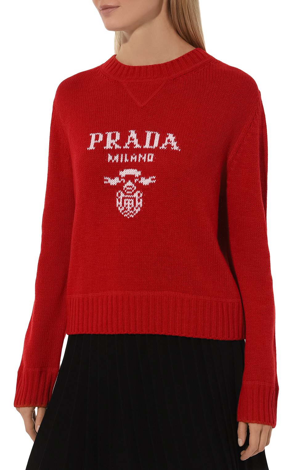 Свитер из шерсти и кашемира PRADA, арт. P24N1B-1YMW-F0011-212, фото 3