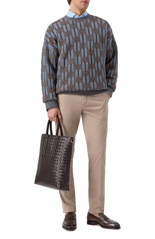 Сумка-тоут North-South Bottega Veneta 815783/V2HL1 Коричневый  815783/V2HL1 Фото 7