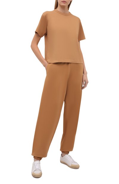 Хлопковые джоггеры HERON PRESTON FOR CALVIN KLEIN горчичного цвета по цене 18250 руб., арт. K10K108244, фото 2 Хлопковые джоггеры HERON PRESTON FOR CALVIN KLEIN, арт. K10K108244, фото 2