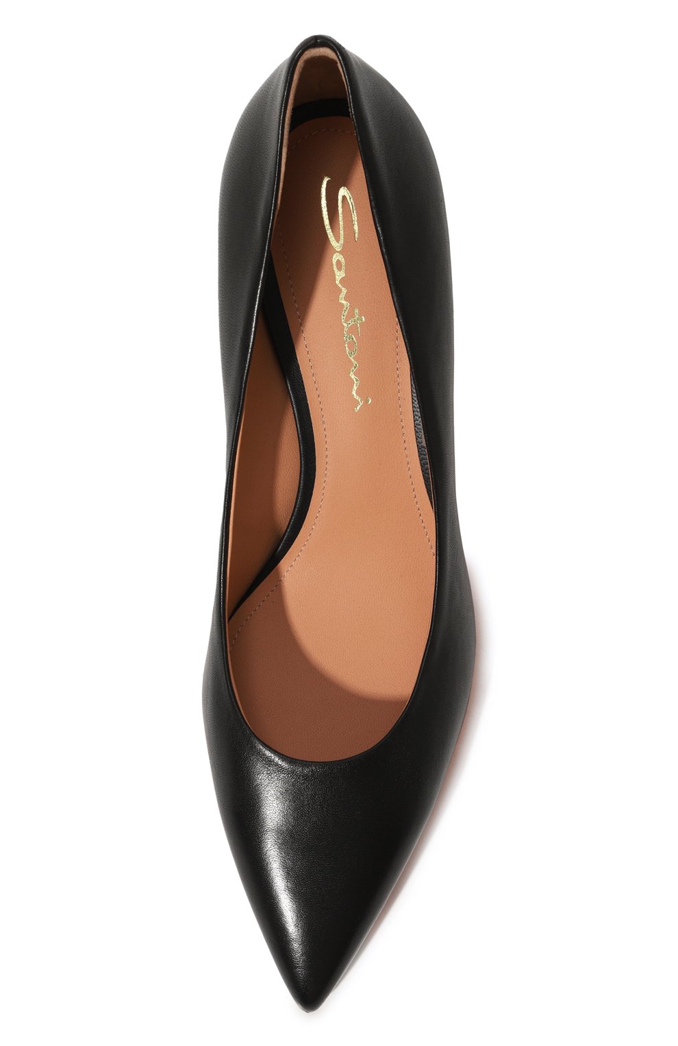 Кожаные туфли SANTONI черного цвета по цене 79150 руб., арт. WDLG70946HI2NSZA, фото 6 Кожаные туфли SANTONI, арт. WDLG70946HI2NSZA, фото 6