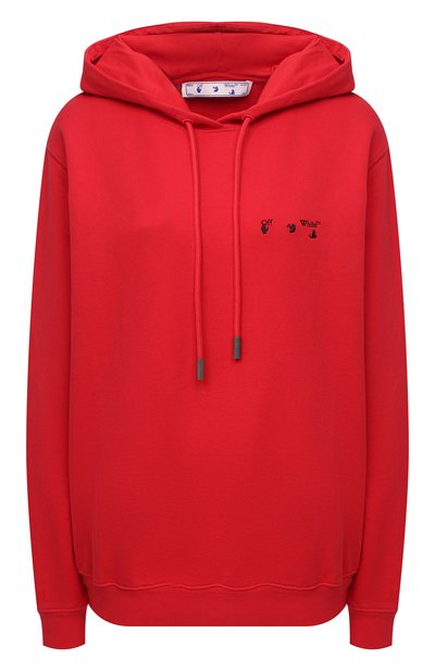 Женский хлопковое худи OFF-WHITE, арт. 0WBB035R21JER004
