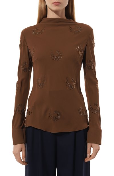 Топ с отделкой стразами PINKO, арт. 104430/A289, фото 3