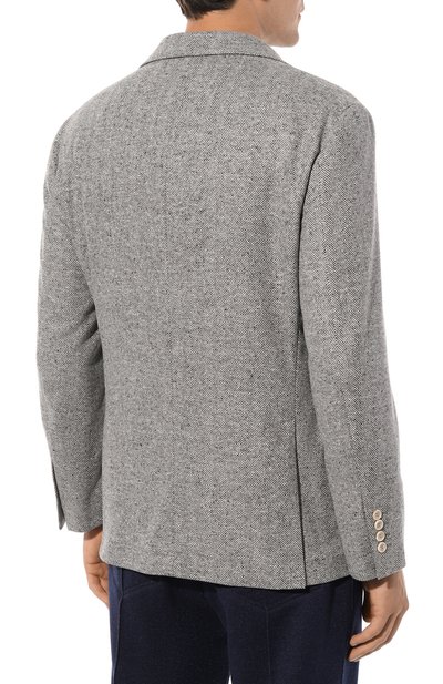 Шерстяной пиджак BRUNELLO CUCINELLI, арт. MQ4237BND, фото 4