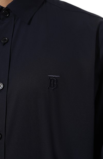 Хлопковая рубашка BURBERRY, арт. 8032306A1222, фото 5